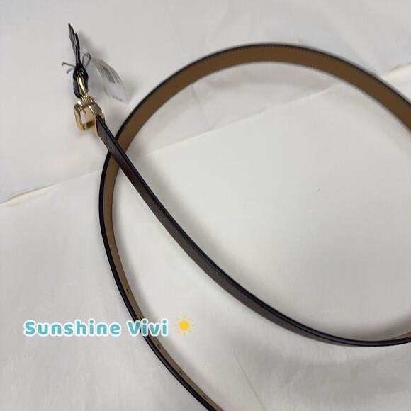 NEW Coach Buckle Cut To Size Reversible Belt 25Mm Honey Brown Maple CF269 - Picture 7 of 7